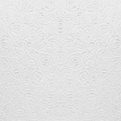 White paper with decorative pattern for background