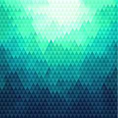 Abstract blue triangles pattern geometric background - eps10 vector