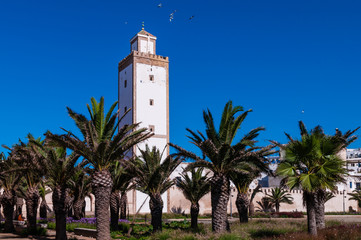 Minarett in Essaouira; Marokko
