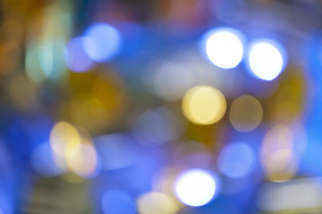 Obraz premium Abstract blue bokeh background