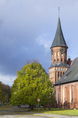 Cathedral of Koenigsberg in the fall