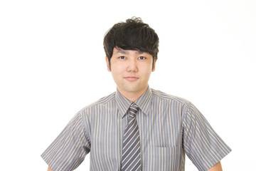 笑顔のビジネスマン