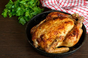 
baked chicken,Style rustic.