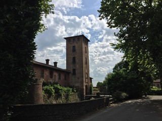 Fototapeta na wymiar Castello - Peschiera Borromeo - Italia