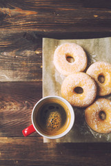 Coffee and donuts