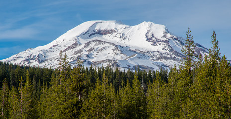 South Sister mountain in the central Oregon Cascade Mountains