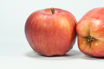 Fresh Red yellow apple