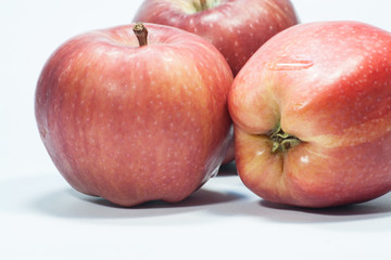 Fresh Red yellow apple