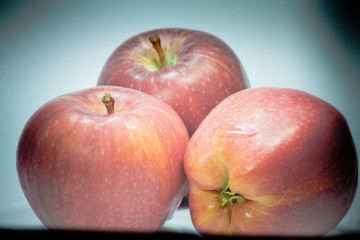 Fresh Red yellow apple
