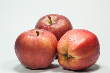 Fresh Red yellow apple