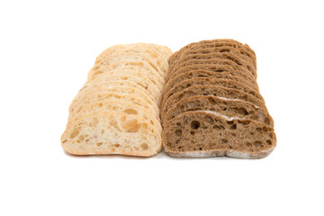 sliced Italian bread ciabatta