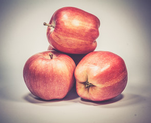 Fresh Red yellow apple