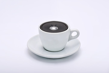 Speaker in the cup of tea