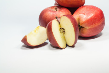 Fresh Red yellow apple