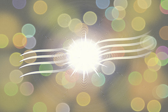 stelle volanti nello spazio

