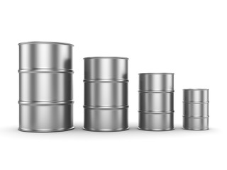 3D rendering aluminum barrel