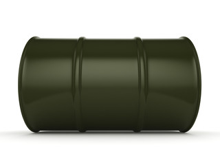 3D rendering khaki barrel