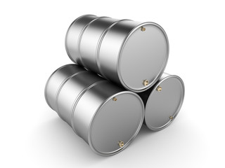 3D rendering aluminum barrel