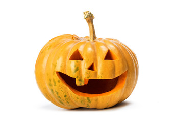 Halloween Pumpkin isolated on white background