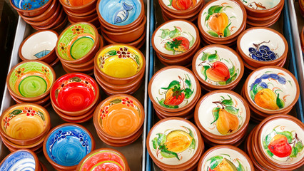Portuguese traditional clay bowls