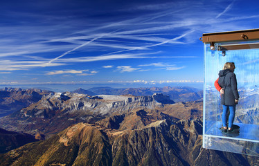 Alpine landscape in Haute Savoie, France, Europe - obrazy, fototapety, plakaty