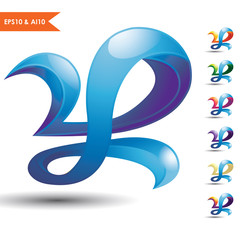 3D letter Y logo