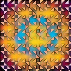 Abstract colorful yellow design
