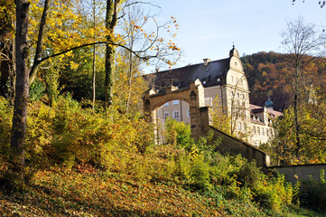 tourism, monastery, autumn