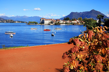 Fototapeta premium Scenic view of Lake Maggiore, Italy, Europe