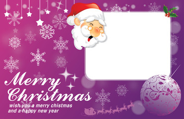 Vintage Christmas greeting card