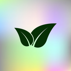 Green eco friendly sign