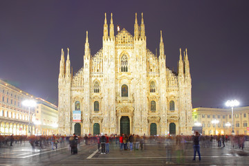 Fototapeta na wymiar Milan Cathedral