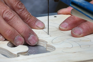 Laubsägearbeit