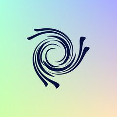 Abstract swirl logo
