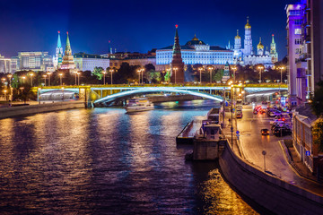Fototapeta na wymiar Moscow night 