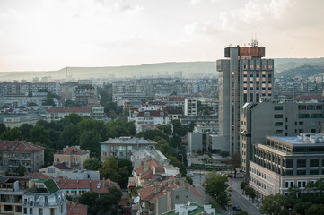 View of downtown Varna Bulgaria