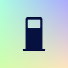 Petrol refueling station vector icon