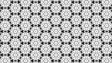 Ornament with elements of black and white colors. 1
