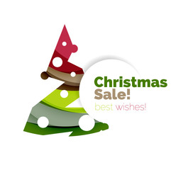 Christmas and New Year promotion banner design