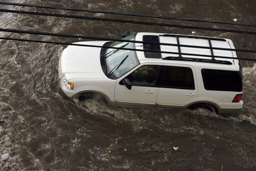 SUV flood