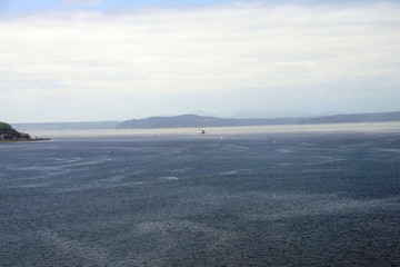 Ferry crosses Puget Sound