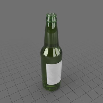 Green Beer Bottle 2