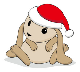 Rabbit Santa Claus