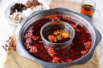 Vegetable dish,Sichuan hot pot