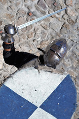 medieval armor swordsman
