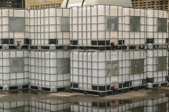 Storage tanks, chemical storage areas .