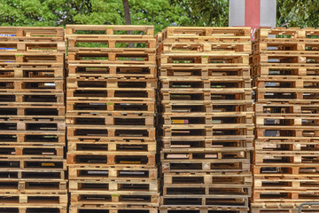 Wood Pallets for shipping .