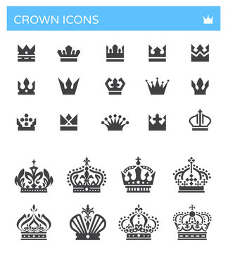 Crown Icons set