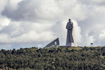 monument to the second world war soldier Alyosha in Murmansk Bay