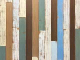 Colorful vintage wood background